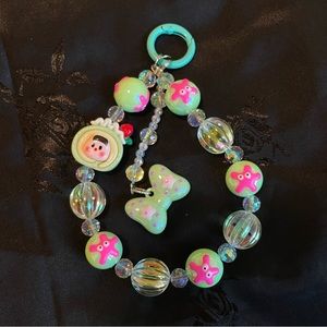 Adorable shining handmade beads keychains,Bag Charm, Phone Charm, Christmas Gift